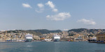 MSC färjorna i Genovas hamn