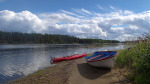 Strandhugg vid Fjällsjöälven